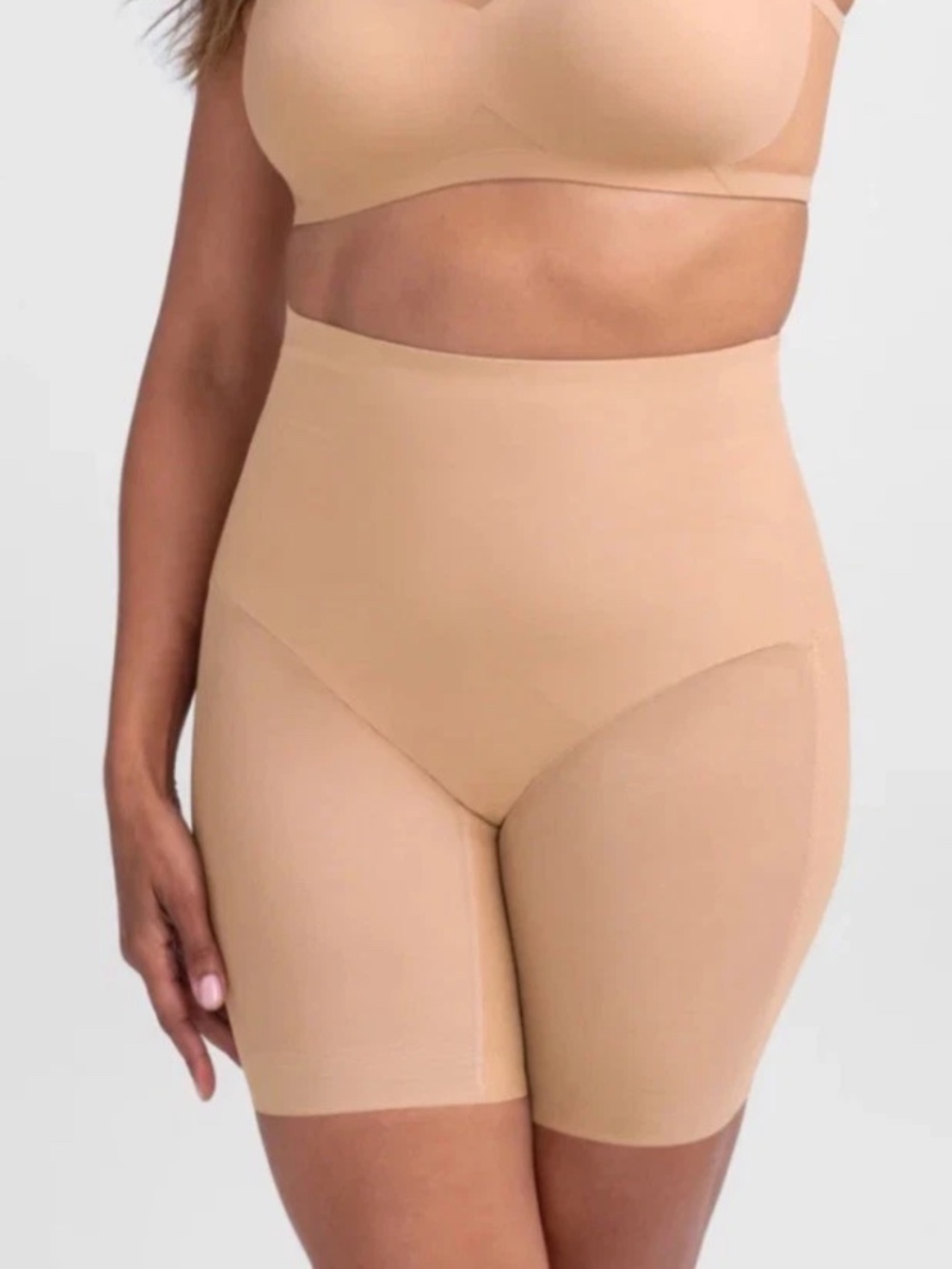 HoneyLove Mid-Waist Short Shapewear MEDIUM SAND NUDE NWT